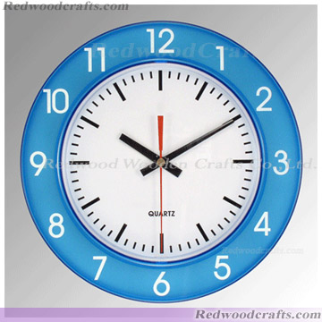 Plastic wall clocks-