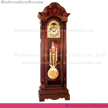 Traditional Wood Grandfather Clock-