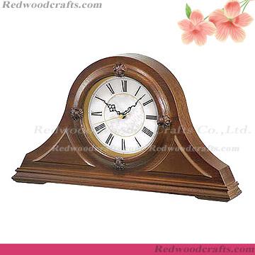 Solid Oak Mantel Clock-