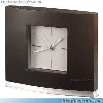 Wood Mantel Clock-
